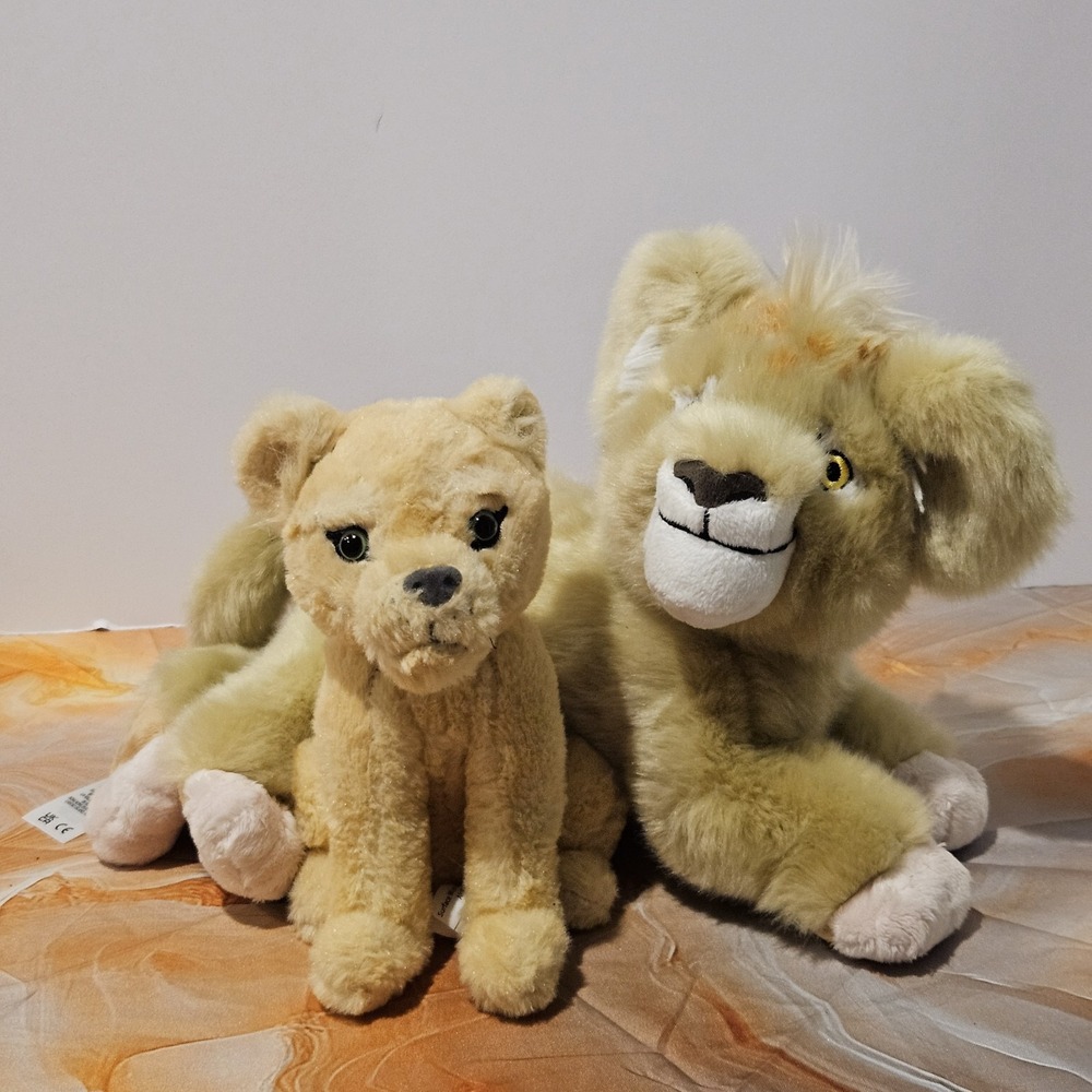 Disney Lion King Taka Cub Nala Plush Lot Mufasa Movie